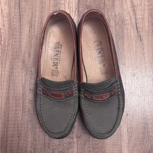 Vintage Vainer brown leather loafers 🤎